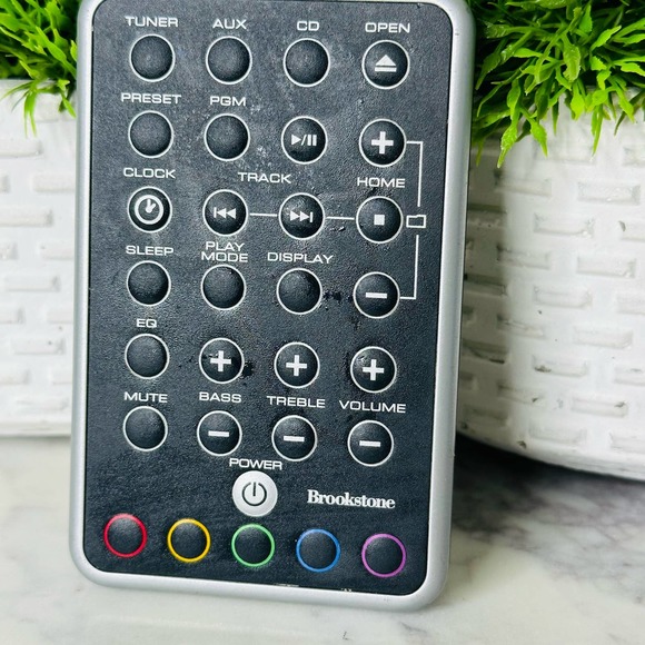 Brookstone Portable Audio & Video Brookstone Remote For Brookstone Wafer Thin Cd System With